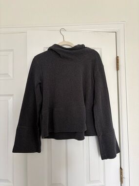 lululemon athletica Dark Charcoal Hooded Cowl Sweater
